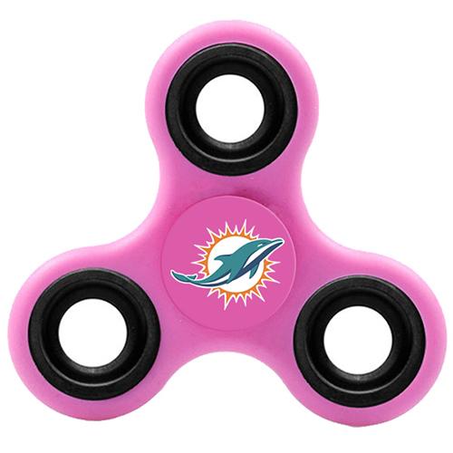 NFL NFL Miami Dolphins 3 Way Fidget Spinner K13 - Click Image to Close